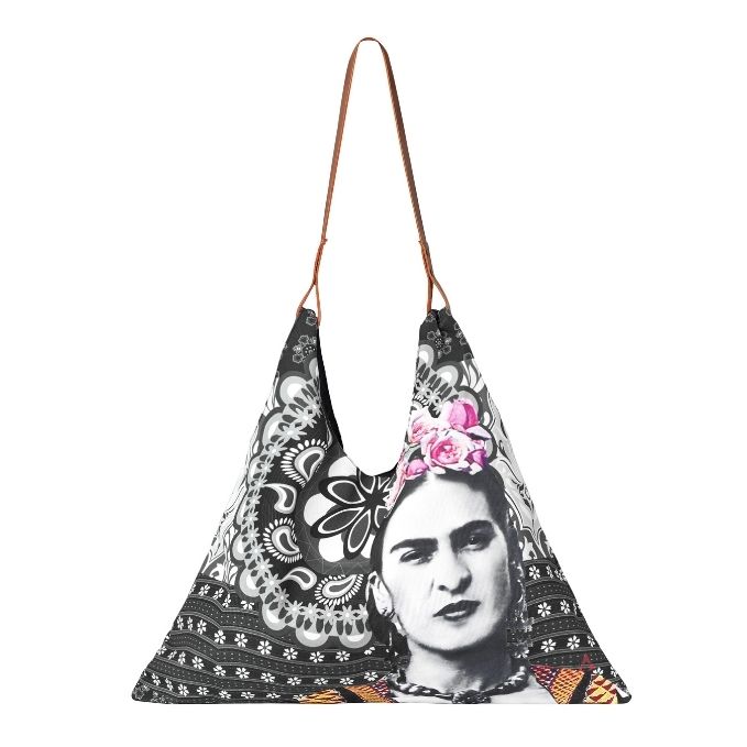 Convertible backpack, frida Kahlo print backpack, crossbody, shoulder tote,  travel bag, mini purse, convertible purse, art lovers gift