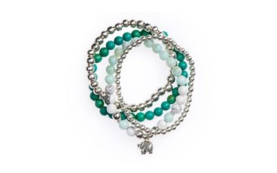 Charm Bracelets – Amazonite Howlite