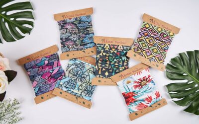 Boho Bandeau Headbands – Tribal Purple